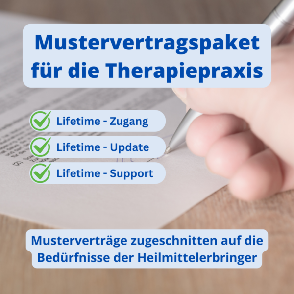 Mustervertragspaket für die Therapiepraxis – Bild 2