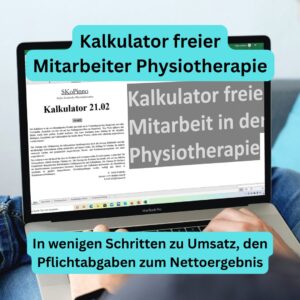 Kalkulator für freie Mitarbeiter in der Physiotherapie