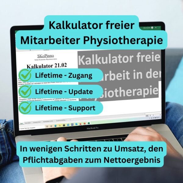 Kalkulator für freie Mitarbeiter in der Physiotherapie – Bild 2